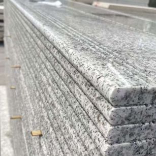 合肥芝麻白楼梯踏步 花岗岩楼梯板材