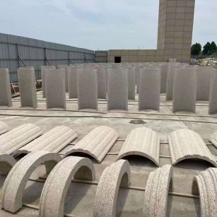 合肥黄金麻别墅柱皮 异形 线条定制