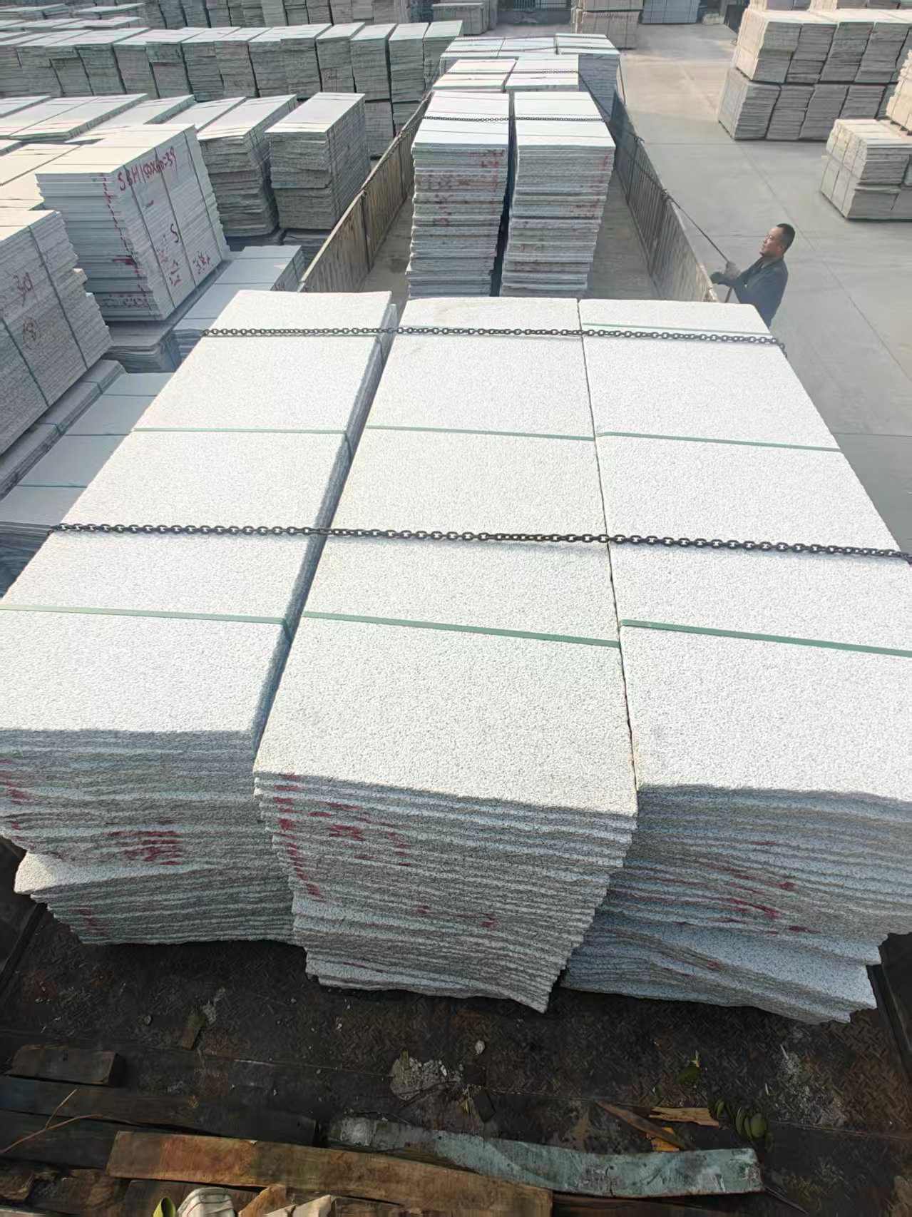 合肥芝麻白毛板，石材毛板