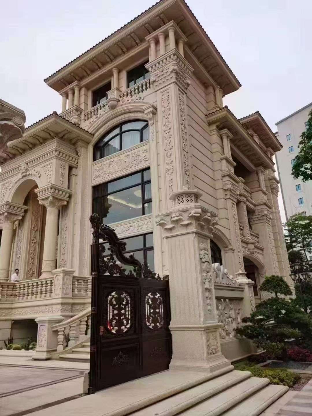 合肥黄金麻别墅外墙异形定制